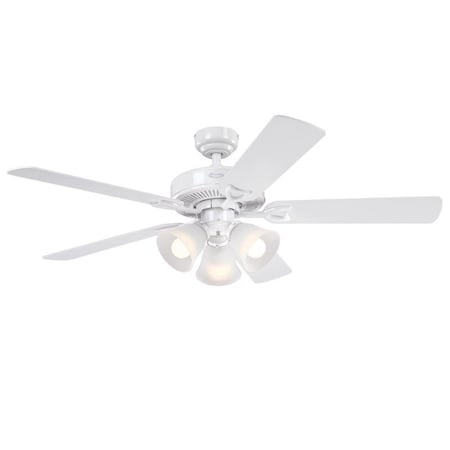 Westinghouse Westinghouse Vintage 52 in. White LED Indoor Ceiling Fan 7312048